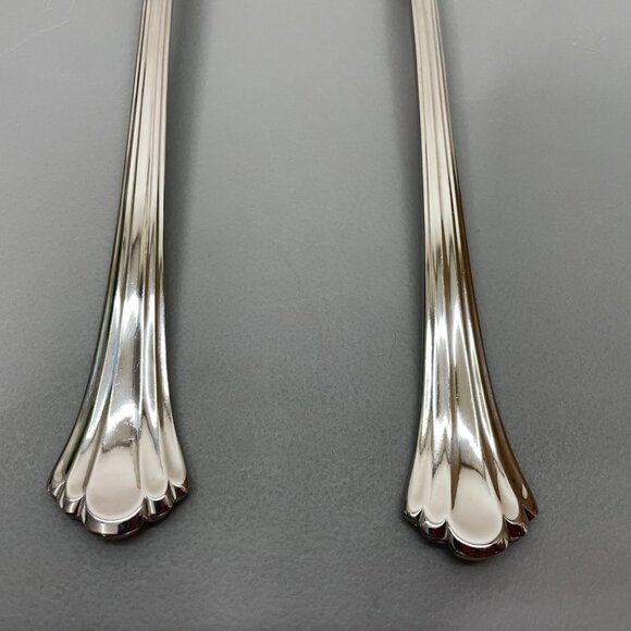 Imperial Seaswept Flatware Serving Set Meat Fork Pie Cake Server Stainless Korea - Picture 3 of 5